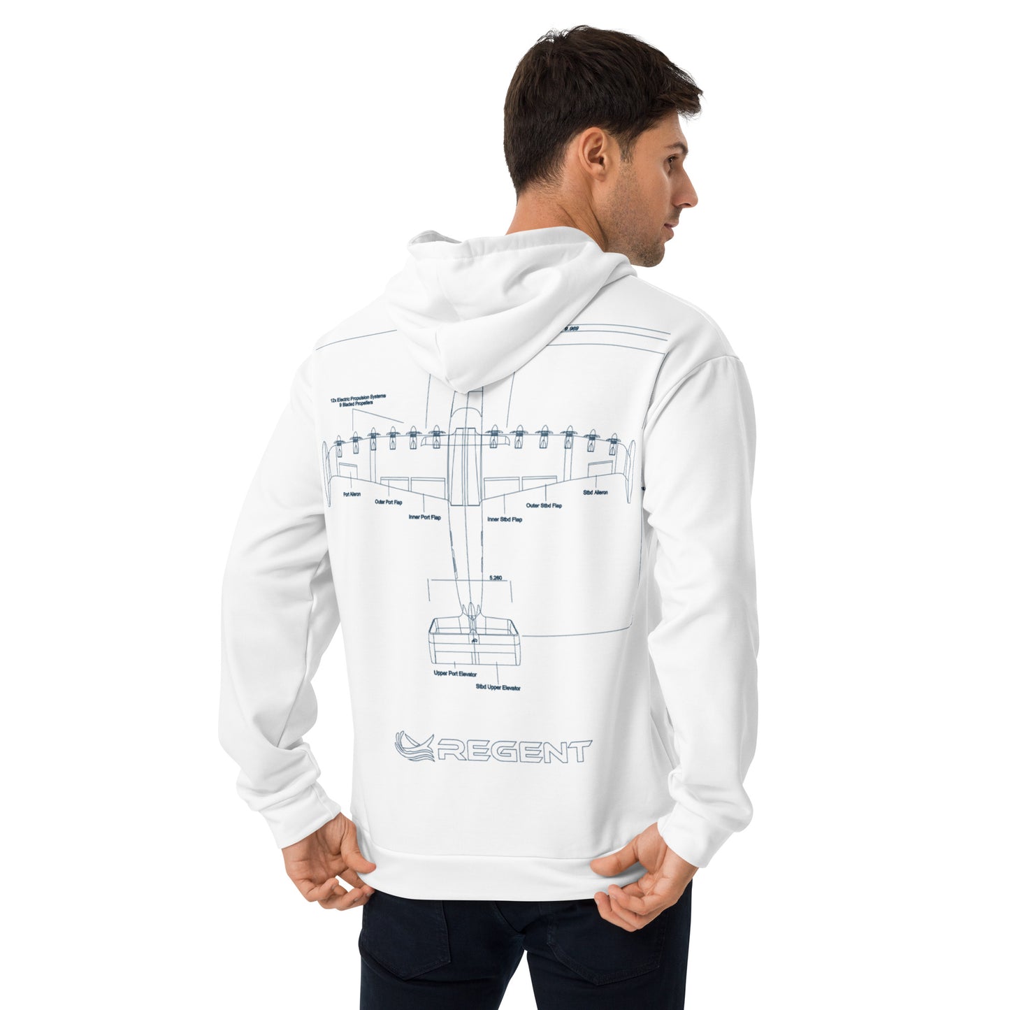 Seaglider Blueprint Unisex Hoodie