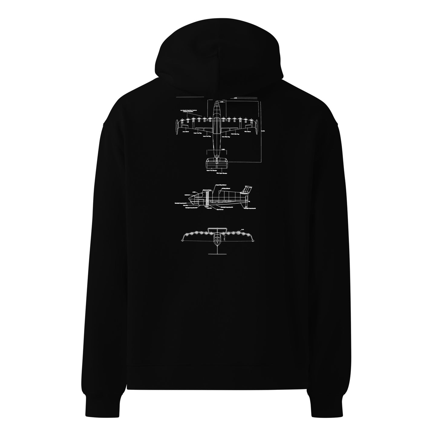 Blueprint Unisex Oversized Hoodie