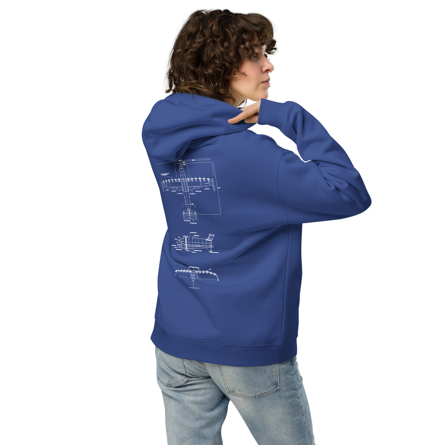 Blueprint Unisex Oversized Hoodie
