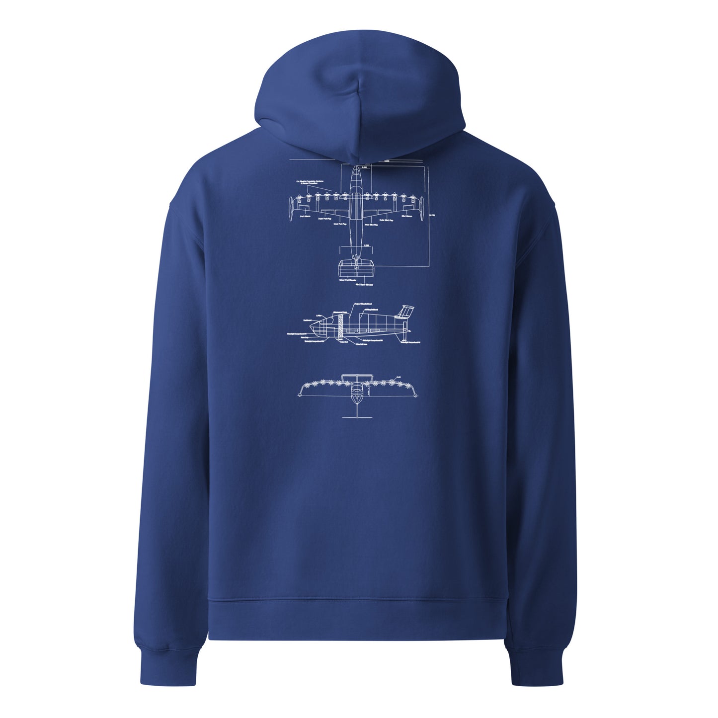 Blueprint Unisex Oversized Hoodie